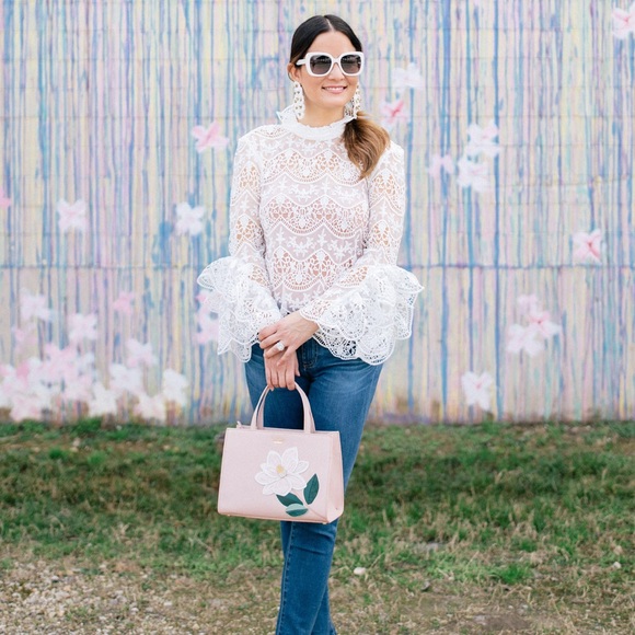 🌸Kate Spade Swamped Magnolia Sam Bag🌸 - Picture 3 of 8